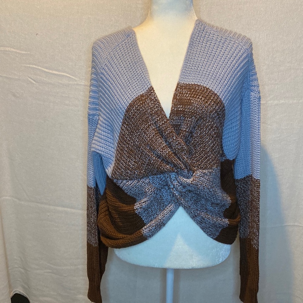 Almost Famous Colorblock sweater